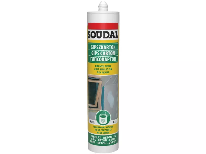 Mastic acrilic fin Alb 280ml